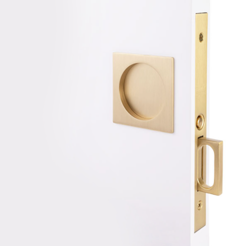 SQUARE POCKET DOOR MORTISE LOCK