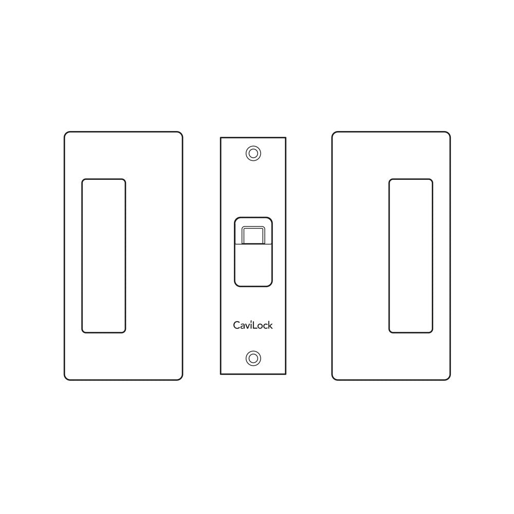 Cavilock CS CL205C - Bi-Parting Mate (to latch with privacy) [Magnetic Latch]