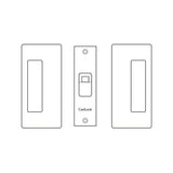 Cavilock CS CL205C - Bi-Parting Mate (to latch with privacy) [Magnetic Latch]