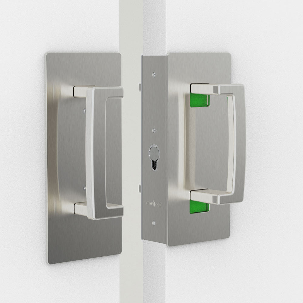 Cavilock CS CL406D ADA - Bi- Parting - Offset Privacy [Magnetic Latching]