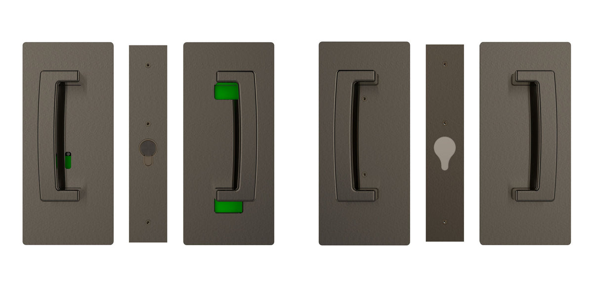 Cavilock CS CL406D ADA - Bi- Parting - Offset Privacy [Magnetic