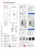 Cavilock CS CL205C - Bi-Parting Mate (to latch with privacy) [Magnetic Latch]