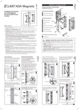 Cavilock CS CL406D ADA - Bi- Parting - Offset Privacy [Magnetic Latching]