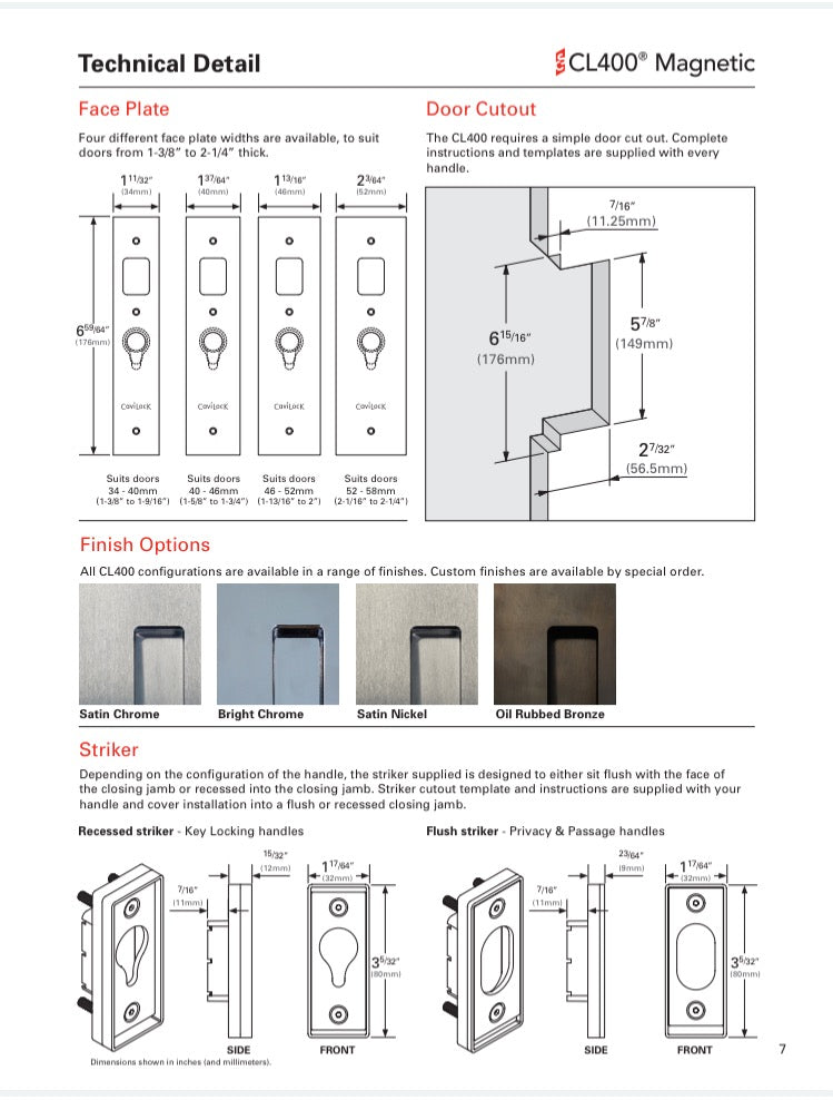 CS CL400D BI-PARTING [Non Magnetic and Magnetic]