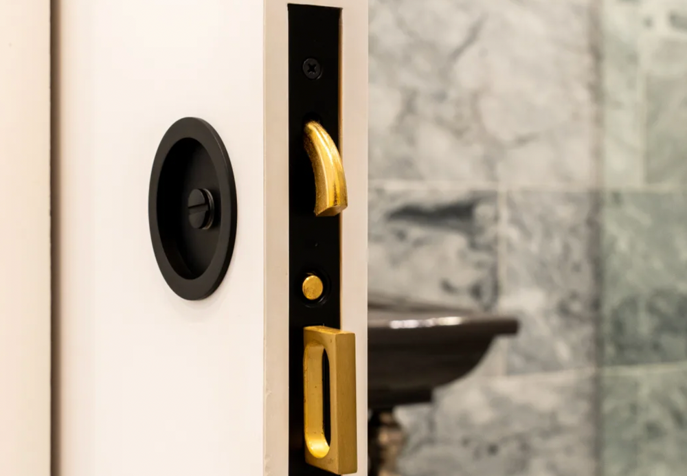 ROUND POCKET DOOR MORTISE LOCK Heavy Duty Pocket Door Frames