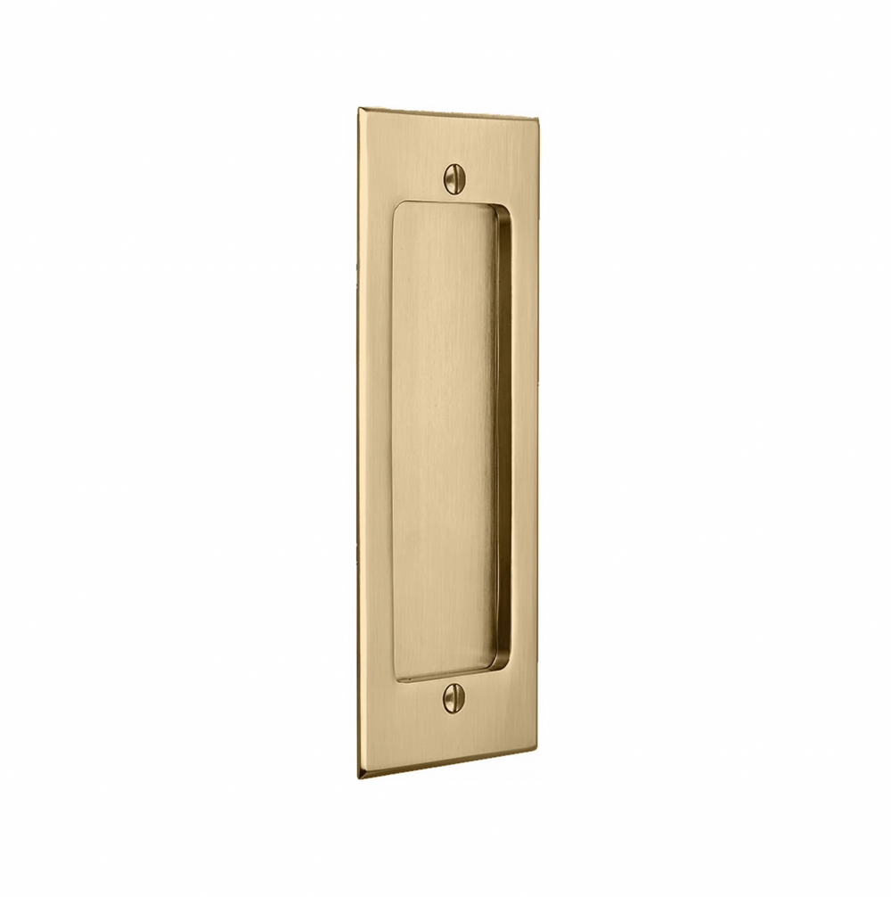 MODERN RECTANGULAR BRASS FLUSH WITH SURFACE SCREWS 2-7/8"x7-1/4" (2215 ...