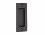 SANDCAST BRONZE RUSTIC RECTANGULAR FLUSH PULL