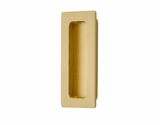 MODERN RECTANGULAR BRASS FLUSH PULL 1-3/4"x 4" (220304)