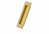 MODERN RECTANGULAR BRASS FLUSH 1-3/4"x 6" PULL (220306)