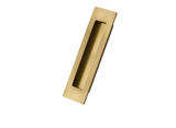 MODERN RECTANGULAR BRASS FLUSH 1-3/4"x 6" PULL (220306)