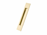 MODERN RECTANGULAR BRASS FLUSH 2"X7" PULL (220307)