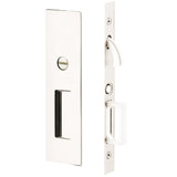 NARROW MODERN RECTANGULAR POCKET DOOR MORTISE LOCK