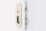 NARROW OVAL POCKET DOOR MORTISE LOCK